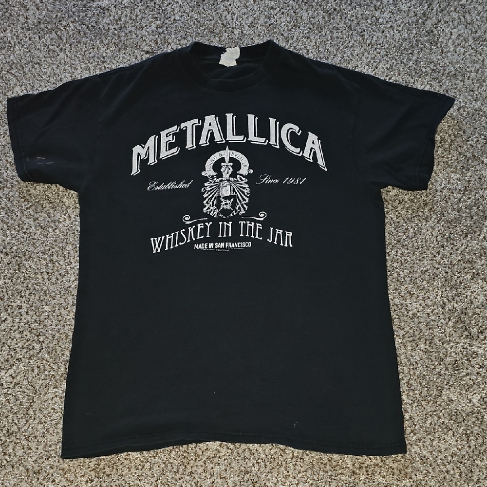Delta Black Metallica "Whiskey In The Jar" Short Sleeve Tee
